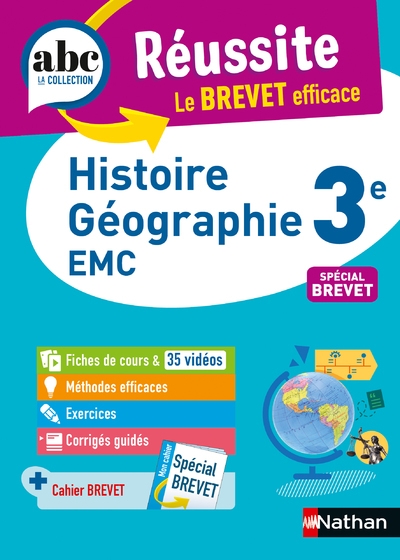 Abc réussite histoire-géo enseignement moral et civique 3e - brevet 2023 - Image principale