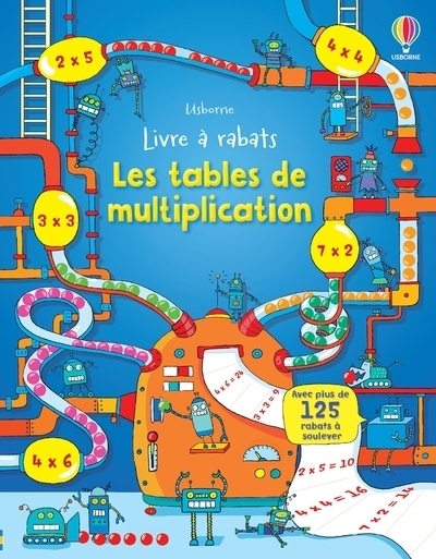 Les tables de multiplication - livre à rabats - Image principale