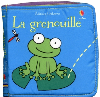 La grenouille - livre tissu - Image principale