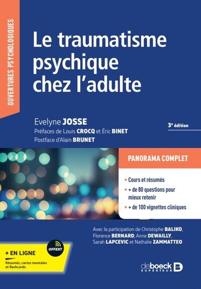 Le traumatisme psychique chez l'adulte - Image principale