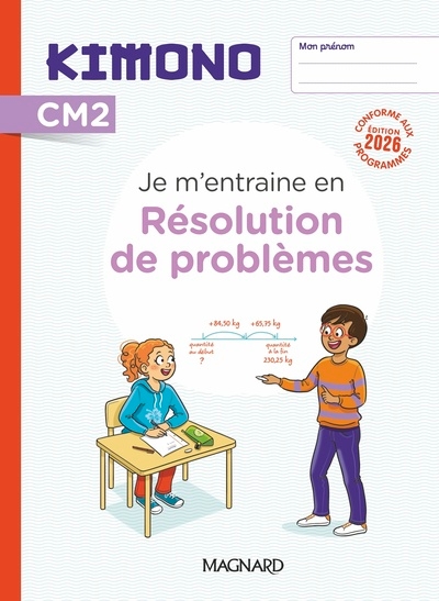 Kimono cm2 : résolution de problèmes (2026) - cahier de l'élève - Image principale