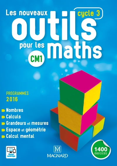 Les nouveaux outils pour les maths cm1 (2016) - manuel de l'élève - Image principale