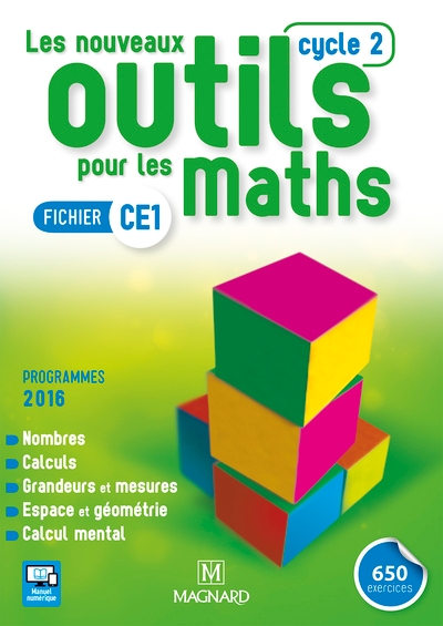 Les nouveaux outils pour les maths ce1 (2016) - fichier de l'élève - Image principale