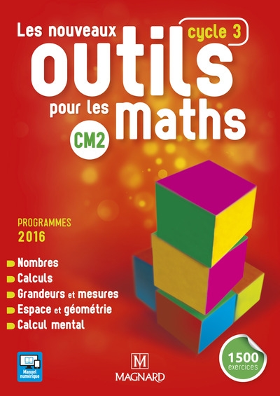 Les nouveaux outils pour les maths cm2 (2017) - manuel de l'élève - Image principale
