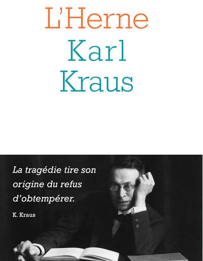 Cahier karl kraus - Image principale