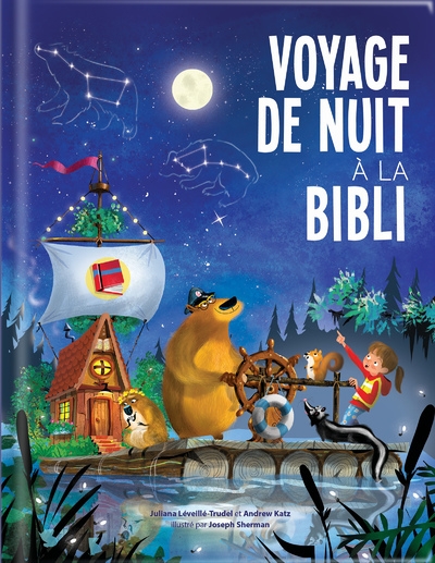 Voyage de nuit à la bibli - la lecture d'une aventure étincelante avant le dodo. en bonus : une chanson pour prolonger le voyage - dès 3 ans - Image principale