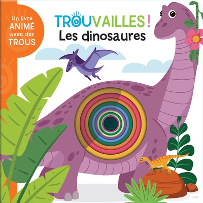 Les dinosaures - livre à trous dès 18 mois. - Image principale