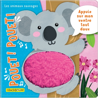 Pouet ! pouet ! les animaux sauvages - appuie sur le ventre des animaux pour les entendre faire pouët pouët - tout-carton dès 6 mois - Image principale