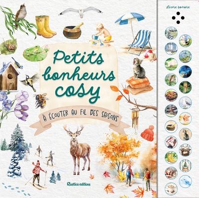 Livre sonore petits bonheurs cosy à écouter au fil des saisons - Image principale