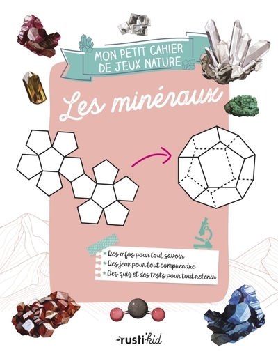 Mon petit cahier nature jeux : les minéraux - Image principale