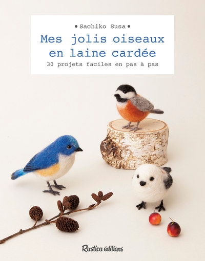 Mes jolis oiseaux en laine cardée - Image principale