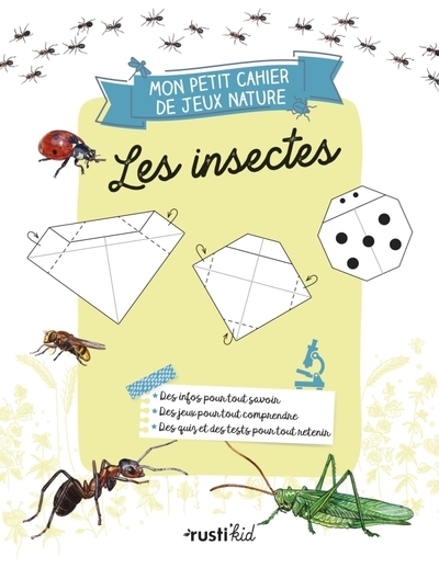 Mon petit cahier nature jeux : les insectes - Image principale