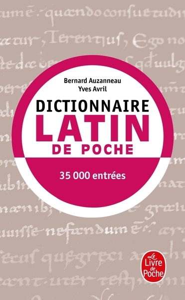 Dictionnaire latin de poche - Image principale