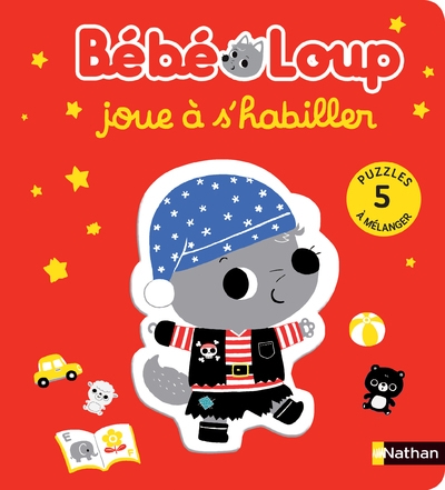 Bébé loup joue à s'habiller - puzzles - Image principale