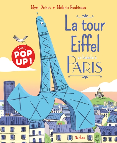 La tour eiffel se balade à paris - pop up - Image principale