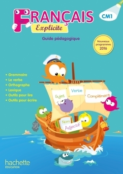 Français explicite cm1 - guide pédagogique - ed. 2017 - Image principale