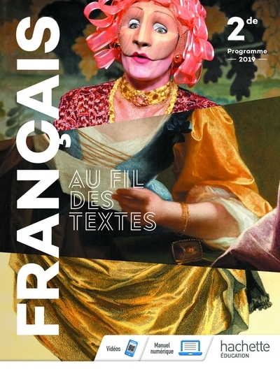 Au fil des textes français 2de - livre élève - éd. 2019 - Image principale