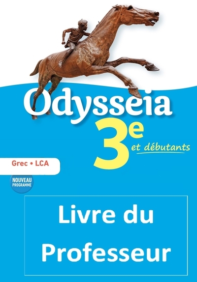 Odysseia grec 3e - livre du professeur - éd. 2018 - Image principale