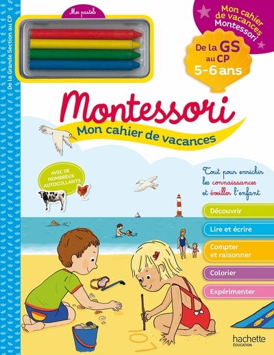 Mon cahier de vacances montessori 2024 - de la grande section au cp - Image principale