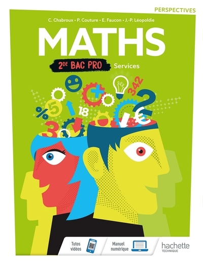 Perspectives mathématiques 2de bac pro services - livre élève - éd. 2019 - Image principale
