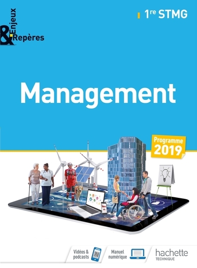 Enjeux et repères management 1re stmg - livre élève - éd. 2019 - Image principale