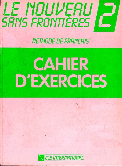 Le nouveau sans frontieres 2cahier d'exercices - Image principale