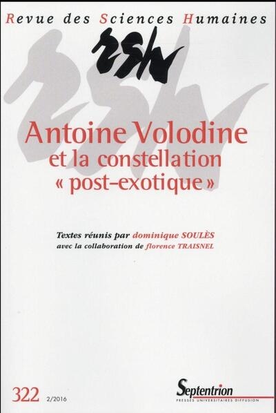 Revue des sciences humaines, n°322/avril - juin 2016 - Image principale