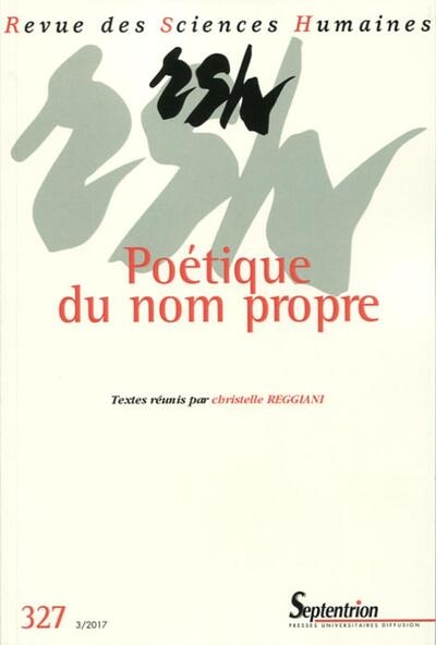 Poétiques du nom propre - Image principale
