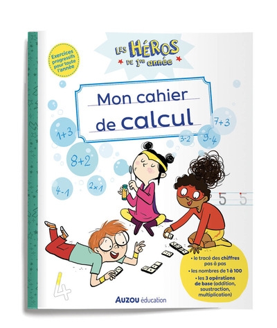 Les héros de 1re année - mon cahier de calcul - Image principale