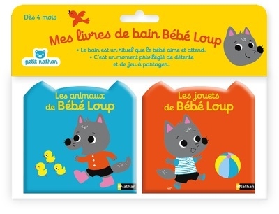 Livres bains bébé loup les jouets de bébé loup/les animaux de bébé loup - Image principale