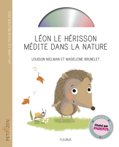 Léon le hérisson médite dans la nature (livre-cd) - Image principale