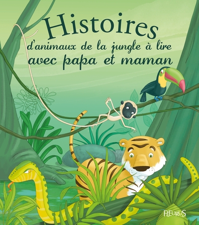 Histoires d'animaux de la jungle à lire avec papa et maman - Image principale