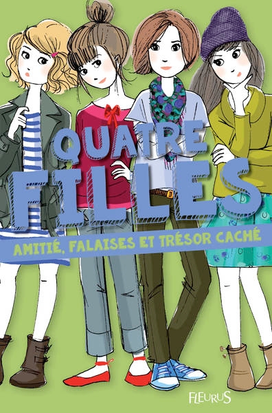 Quatre filles - tome 1 - amitié, falaises et trésor caché - Image principale