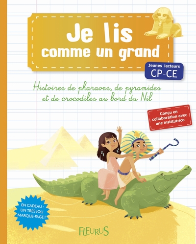 Histoires de pharaons, de pyramides et de crocodiles au bord du nil (+ marque-page) - Image principale