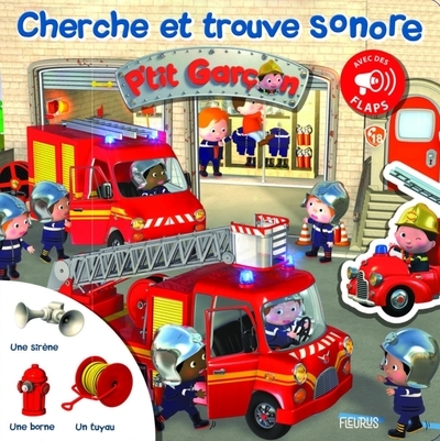 Cherche et trouve sonore p'tit garçon (avec des flaps) - Image principale