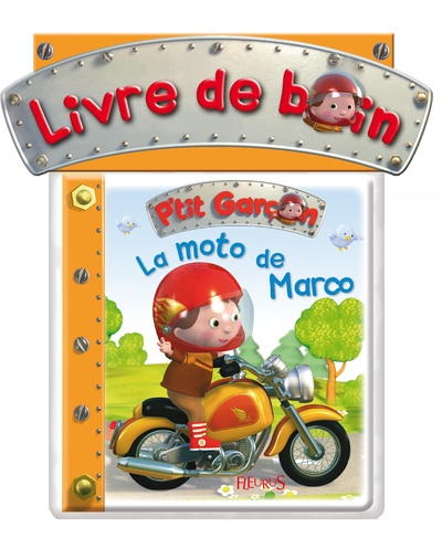La moto de marco - livre bain - Image principale