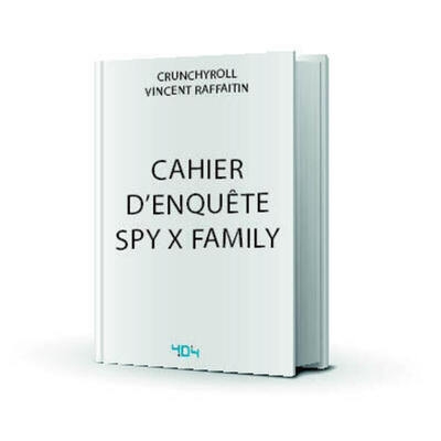 Cahier d'enquête spy x family - Image principale