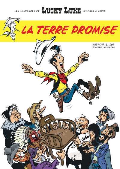 Les aventures de lucky luke d'après morris - tome 7 - la terre promise - Image principale