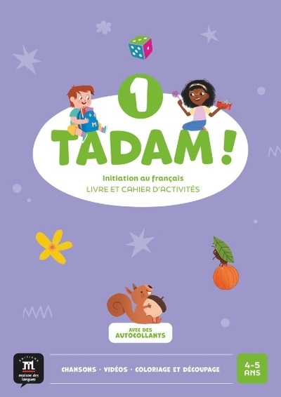 Tadam ! 1 livre et cahier d'activités - Image principale