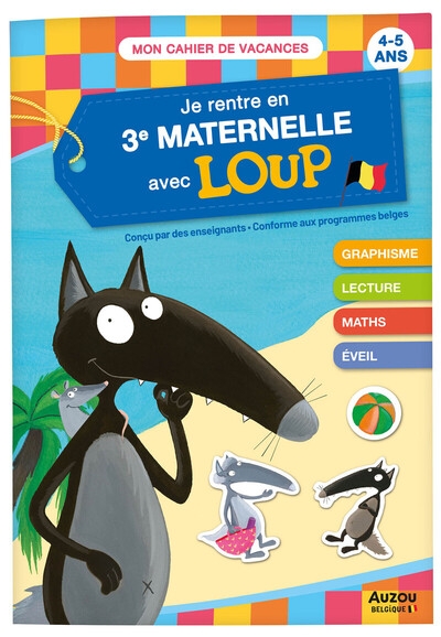Je rentre en troisième maternelle avec loup - Image principale