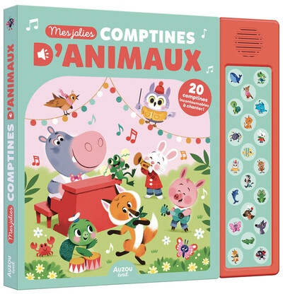 Mes jolies comptines d'animaux - 20 puces sonores - Image principale