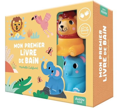 Mon premier livre de bain - dans la savane - un coffret avec 2 jouets déclipsables ! - Image principale