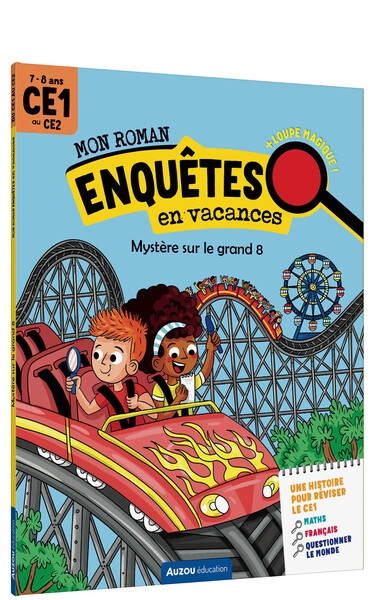 Mon roman - enquêtes ce1 au ce2 - mystère sur le grand 8 - Image principale