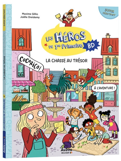 Les héros de 1re primaire en bd - super débutant - la chasse au trésor - Image principale