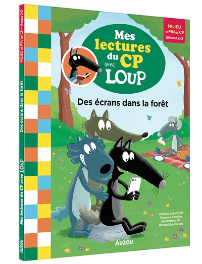 Mes lectures du cp avec loup - des ecrans dans la foret - Image principale