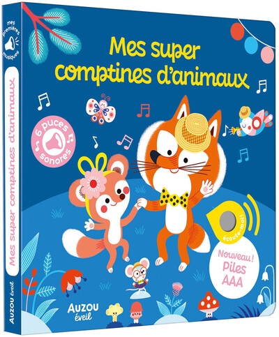 Mes premiers sonores - mes super comptines d'animaux - Image principale