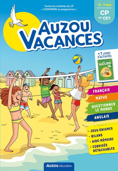 Auzou vacances - du cp au ce1 2022 - Image principale