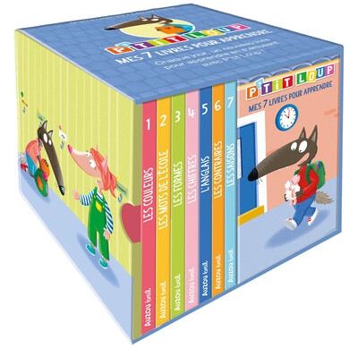 Bibliothèque p'tit loup - mes 7 livres pour apprendre - Image principale