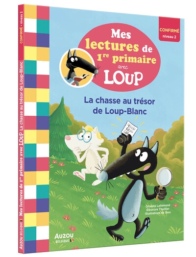 Mes lectures de 1re primaire avec loup - mes lectures de 1re primaire avec loup - la chasse au trésor de loup-blanc - Image principale