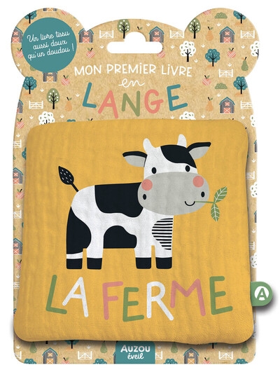 Mon premier livre tissu en lange - la ferme - Image principale